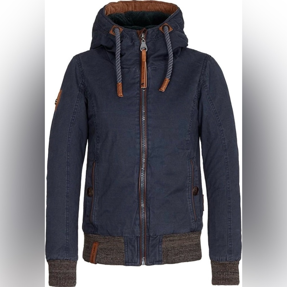 Naketano Rulpsen Schmatzen Furzen Jacket Navy Blue Medium RARE